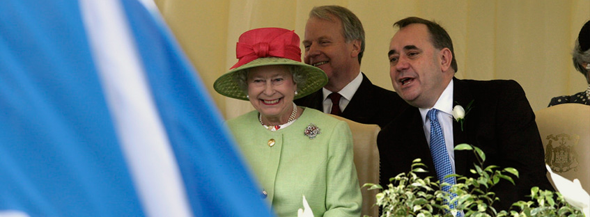 Alex Salmond and Isabel II
