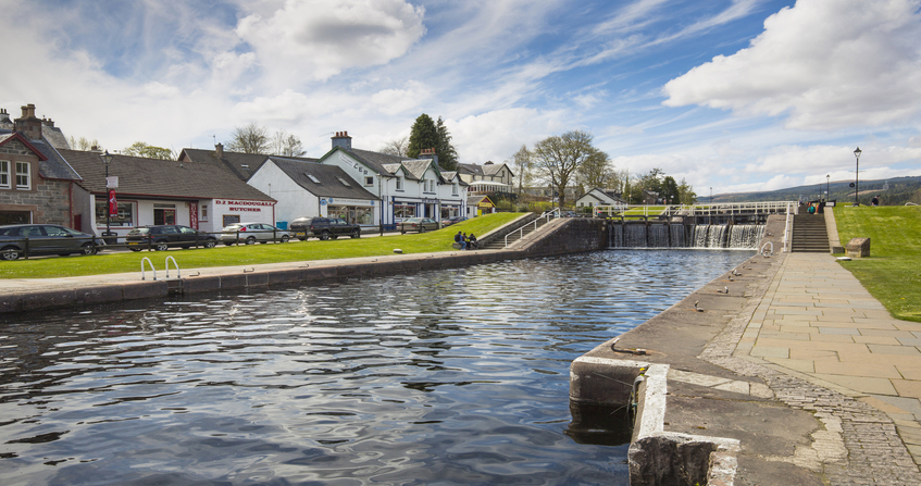 Caledonian Channel and Fort Augustus